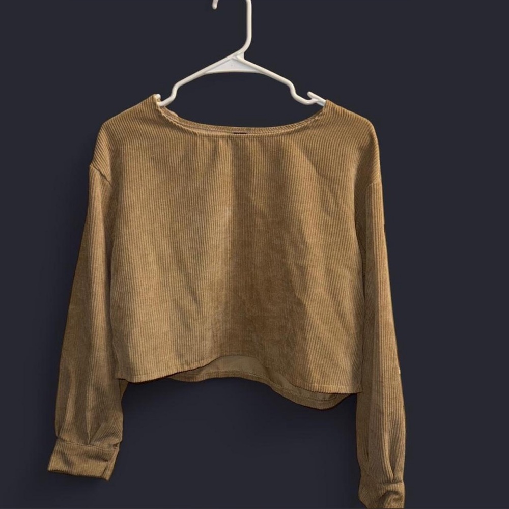 SHEIN Long Sleeve Tan Top
SMALL